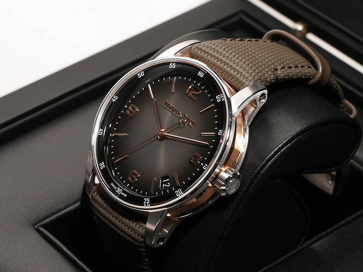 オーデマピゲ CODE 11.59 バイ オーデマ ピゲ Ref.15210CR.OO.A002CR.01 ホワイトゴールド/ピンクゴールド グレーラッカー文字盤