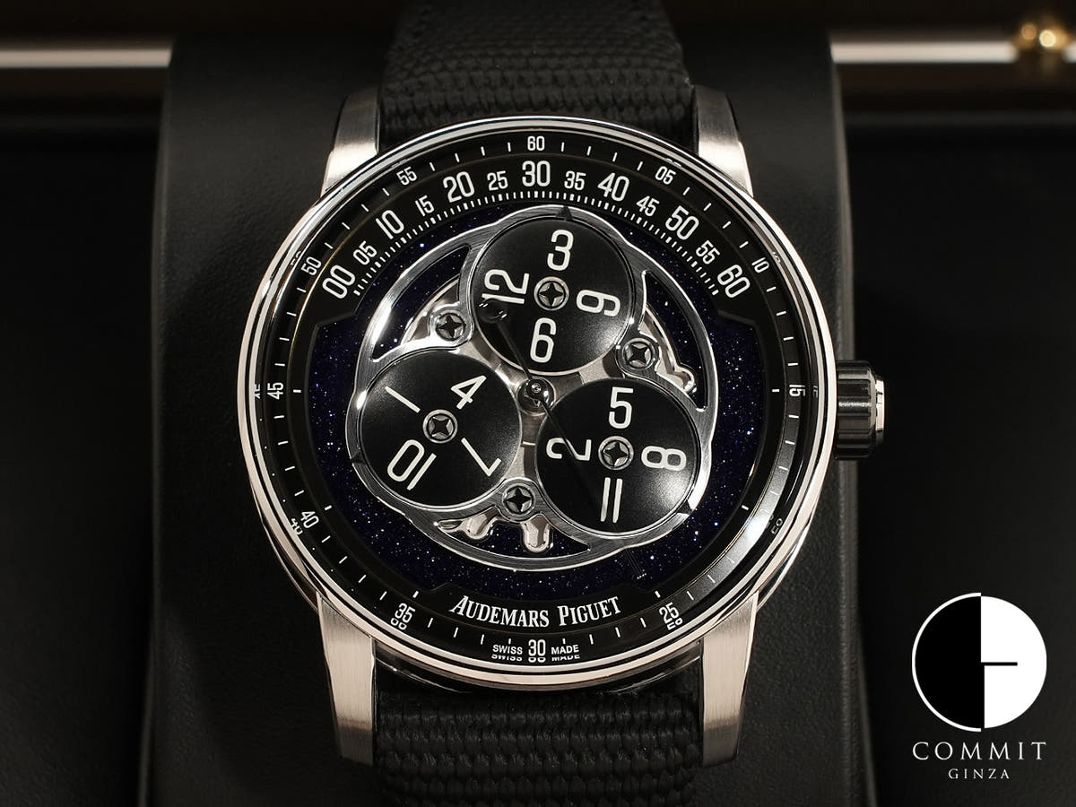 オーデマピゲ CODE 11.59 バイ オーデマ ピゲ スター ホイール Ref.15212NB.OO.A002KB.01 ホワイトゴールド/ブラックセラミック ブルーアヴェンチュリン文字盤