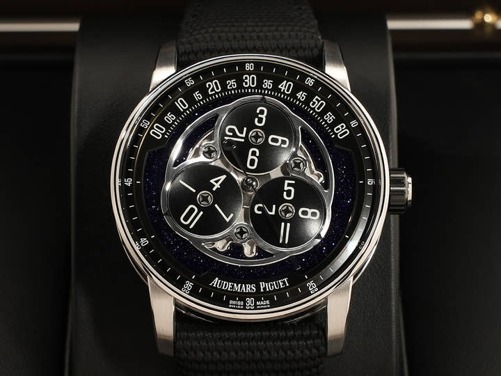 オーデマピゲ CODE 11.59 バイ オーデマ ピゲ スター ホイール Ref.15212NB.OO.A002KB.01 ホワイトゴールド/ブラックセラミック ブルーアヴェンチュリン文字盤