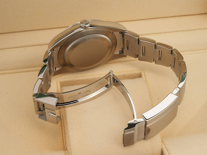 ロレックス エクスプローラーI 鏡面ブラックアウト Ref.214270 ステンレススチール ブラック文字盤