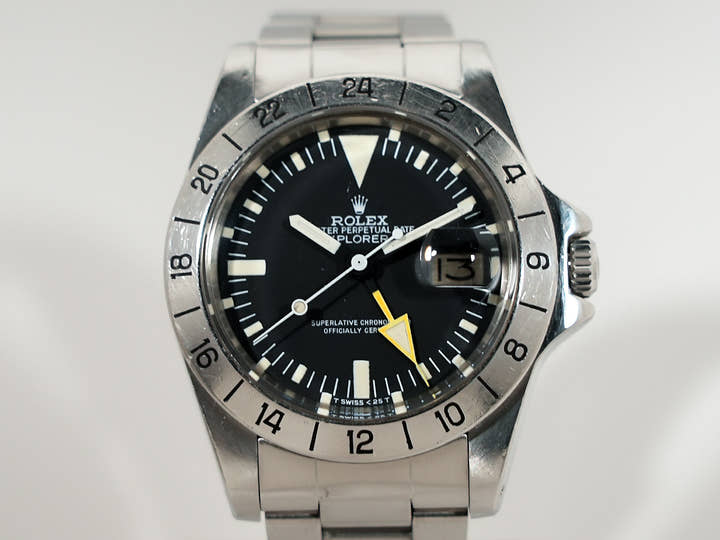 ロレックス エクスプローラーII Ref.1655 ステンレススチール ブラック文字盤