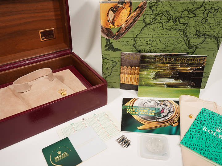 ロレックス デイデイト Ref.18346A プラチナ アイスブルー文字盤