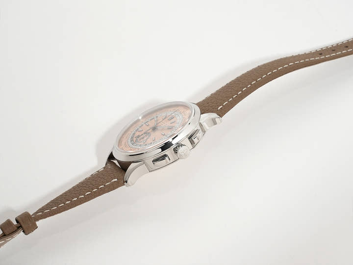 パテックフィリップ コンプリケーション ワールドタイム クロノグラフ Ref.5935A-001 ステンレススチール ローズゴールドメッキ オパーリン文字盤