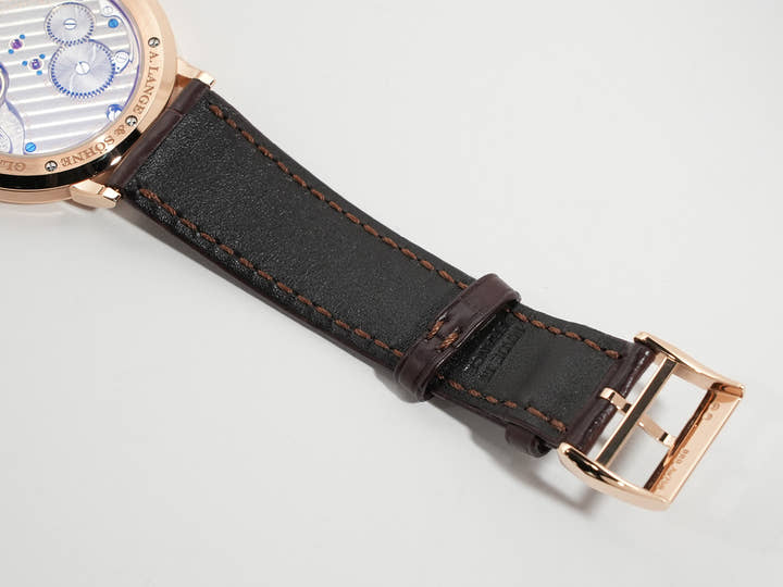 A.ランゲ&ゾーネ サクソニア フラッハ Ref.201.033 シルバー文字盤 極美品 pwpstouo