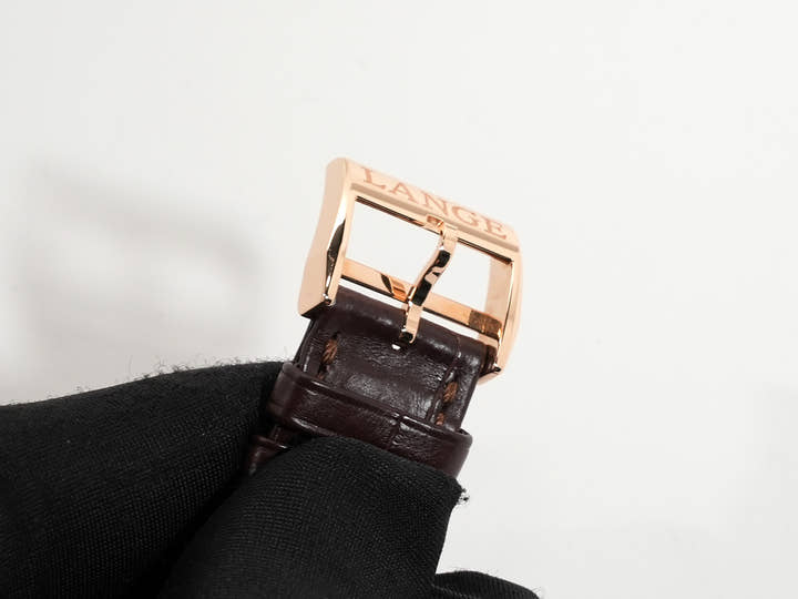 A.ランゲ&ゾーネ サクソニア フラッハ Ref.201.033 シルバー文字盤 極美品 pwpstouo