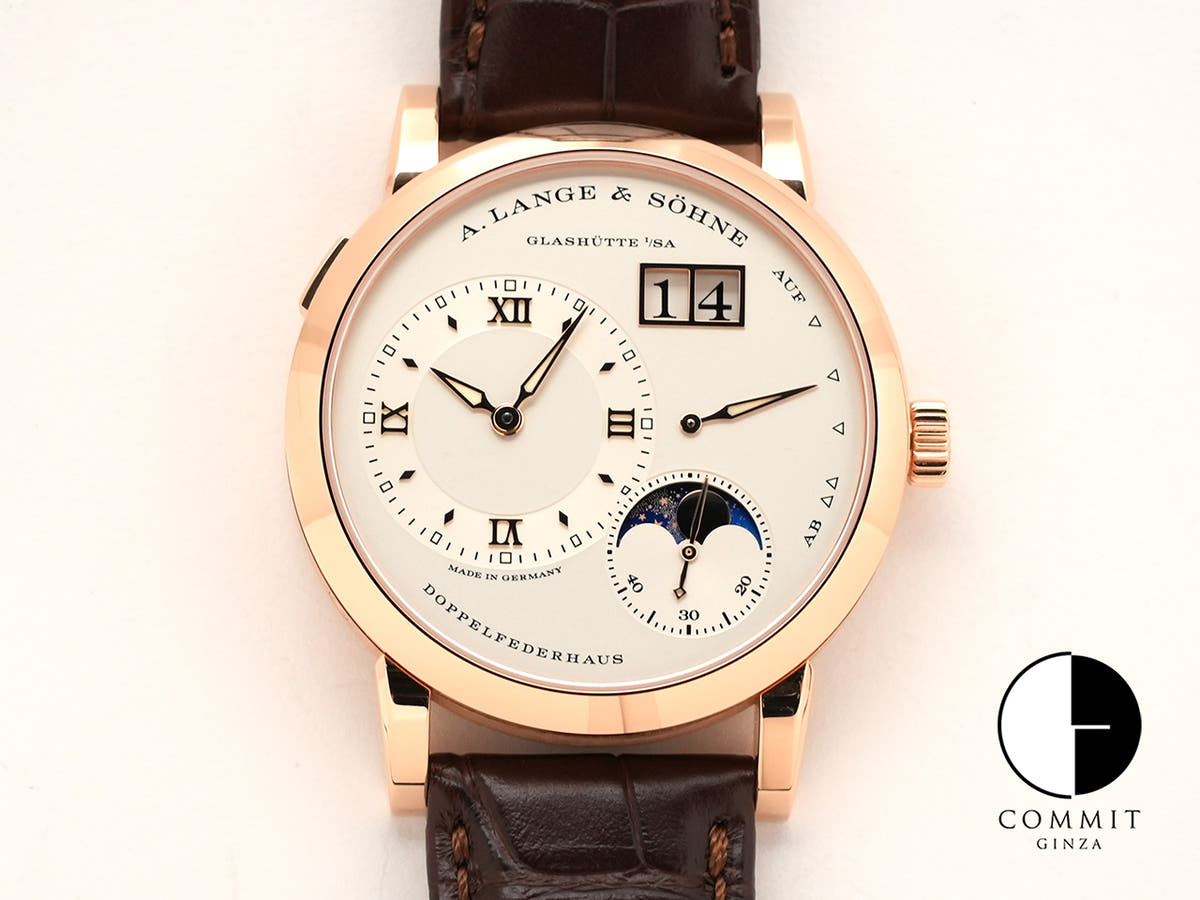 A. Lange & Söhne Lange 1 Moon Phase Ref.192.032 Silver Dial Excellent Condition x33239vy