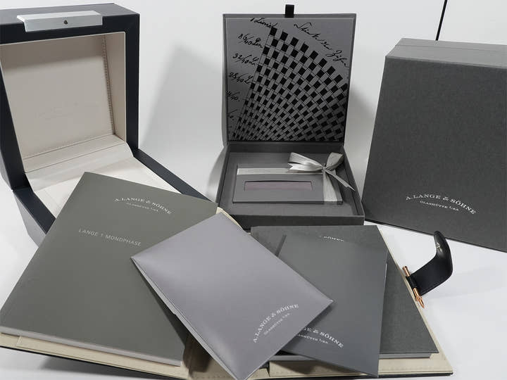 A. Lange & Söhne Lange 1 Moon Phase Ref.192.032 Silver Dial Excellent Condition x33239vy