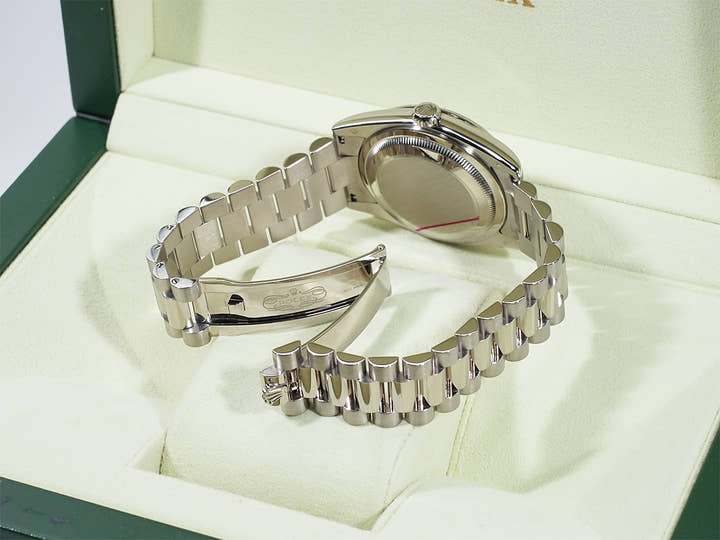 ロレックス デイデイト36 Ref.118239A ホワイトゴールド シルバー文字盤