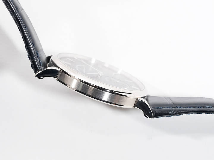 A.ランゲ&ゾーネ サクソニア Ref.219.028 18KWG ブルー文字盤 美中古 q64gxcvv