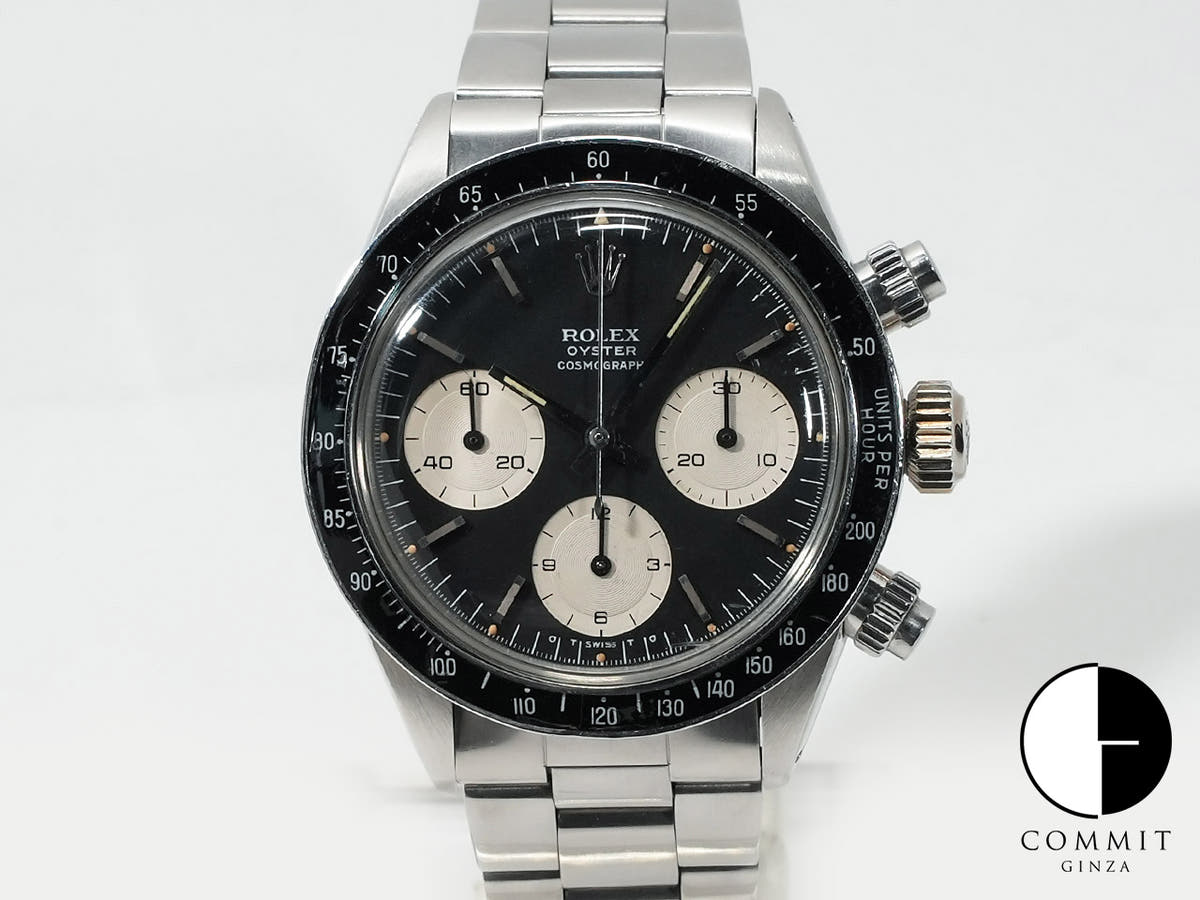 ロレックス デイトナ Ref.6263 ステンレススチール ブラック文字盤
