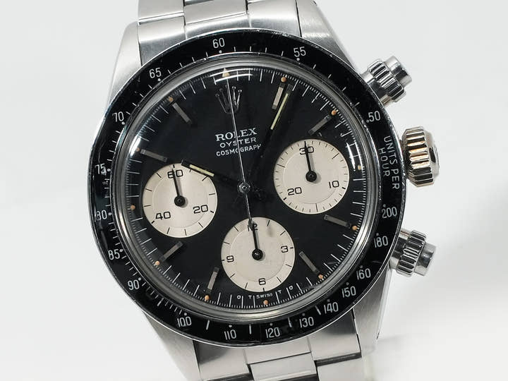 ロレックス デイトナ Ref.6263 ステンレススチール ブラック文字盤