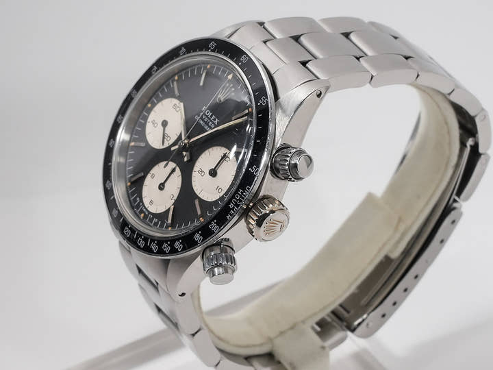 ロレックス デイトナ Ref.6263 ステンレススチール ブラック文字盤