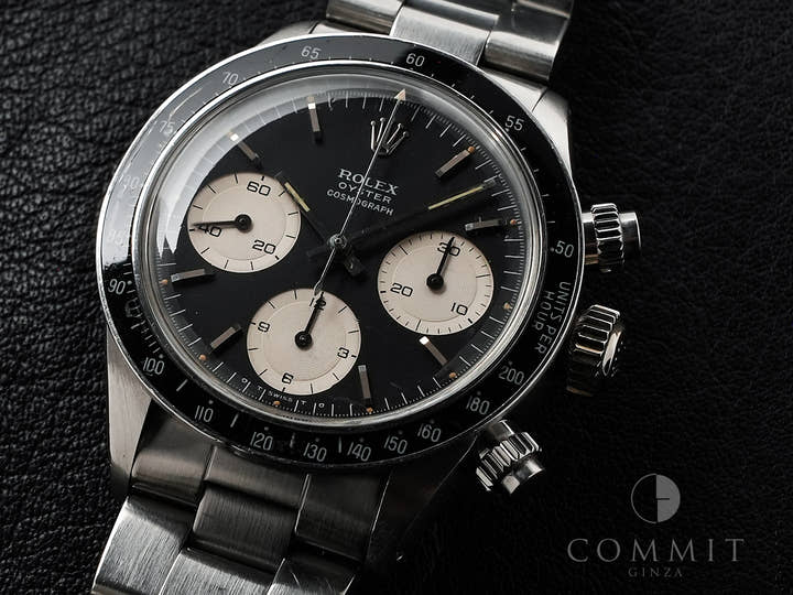 ロレックス デイトナ Ref.6263 ステンレススチール ブラック文字盤