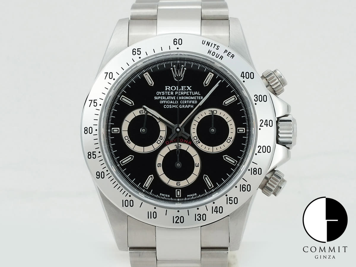 ロレックス デイトナ エルプリメロ Ref.16520 ステンレススチール ブラック文字盤