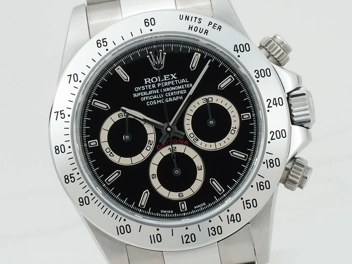 ロレックス デイトナ エルプリメロ Ref.16520 ステンレススチール ブラック文字盤