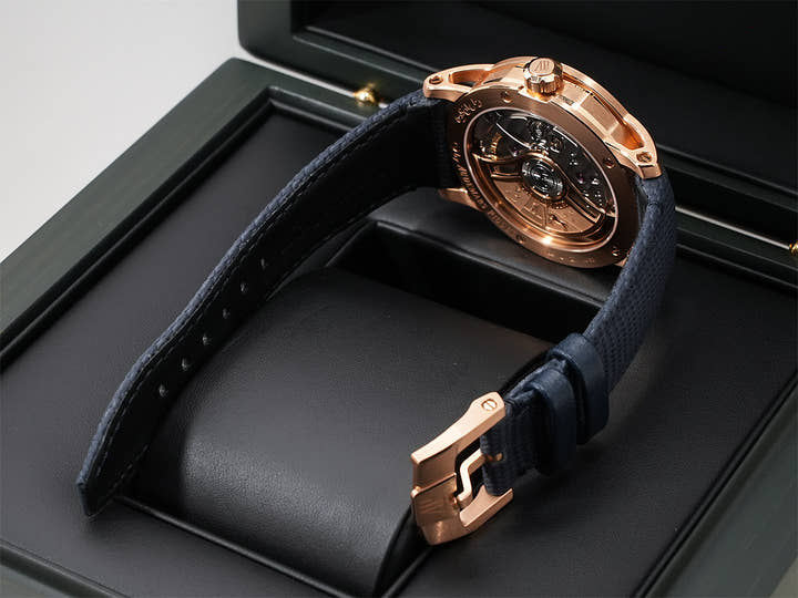 オーデマピゲ CODE 11.59 バイ オーデマ ピゲ Ref.15210OR.OO.A028CR.01 ピンクゴールド スモークブルーラッカー文字盤