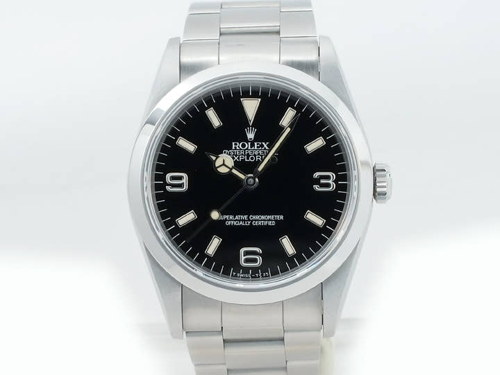ロレックス エクスプローラーI Ref.14270 ステンレススチール ブラック文字盤
