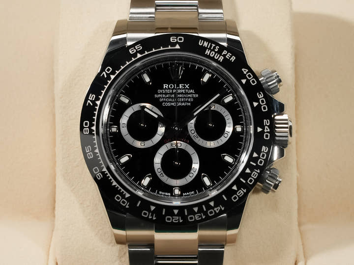 ロレックス デイトナ Ref.116500LN ステンレススチール ブラック文字盤