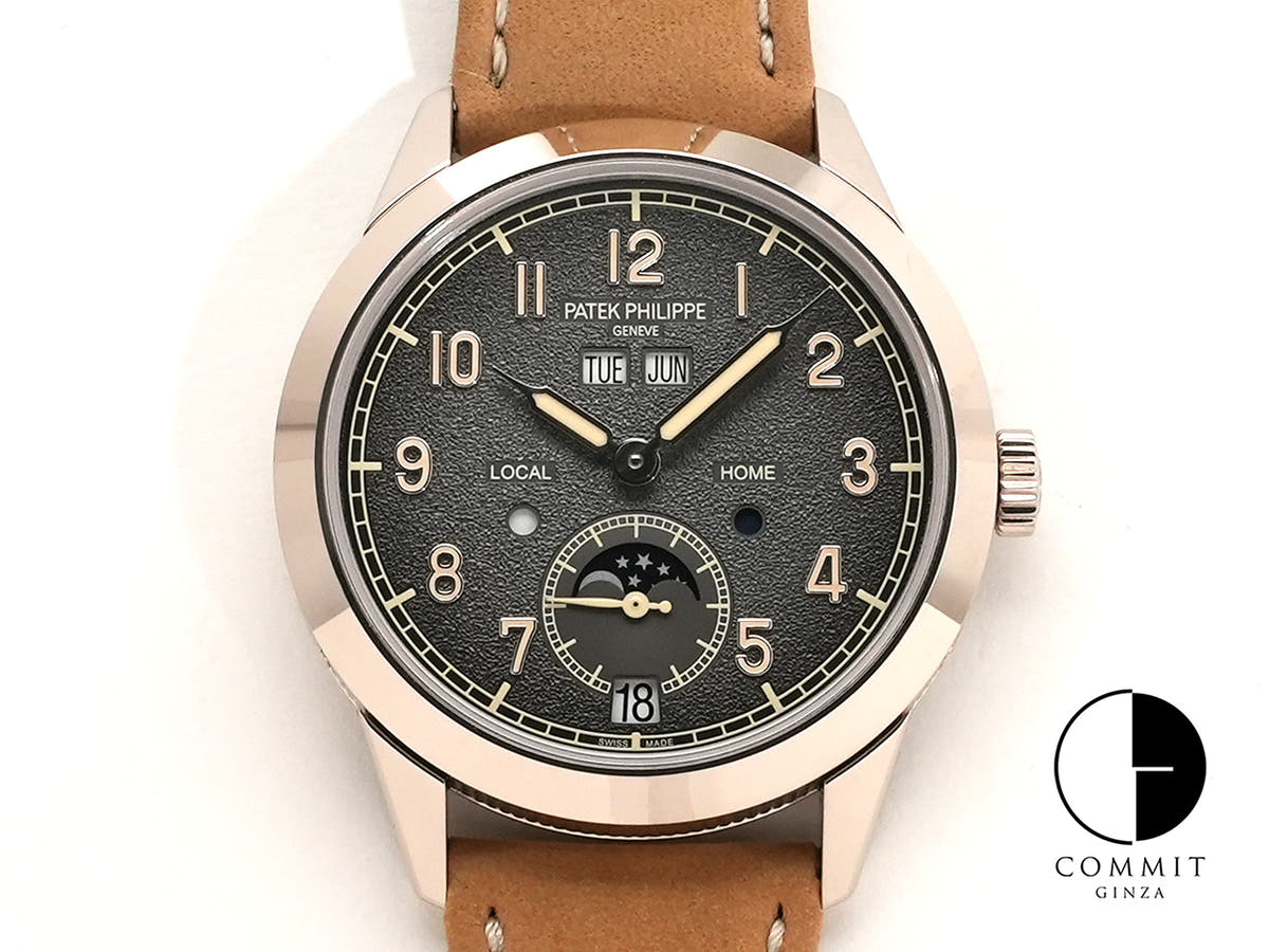 パテックフィリップ アニュアルカレンダー トラベルタイム Ref.5326G-001 ホワイトゴールド テクスチャードラック アントラサイト文字盤