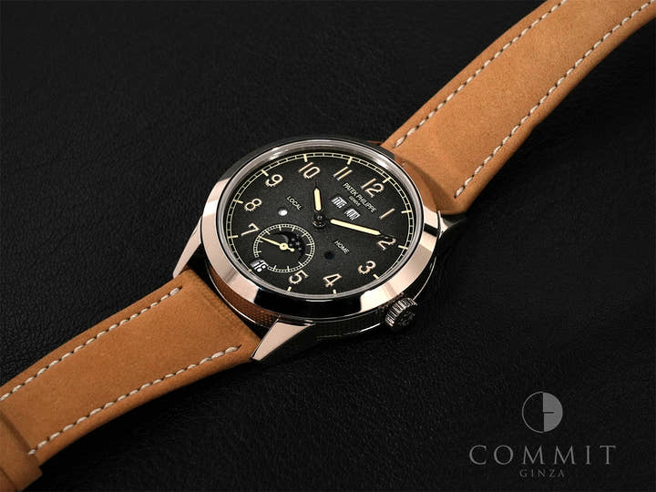 パテックフィリップ アニュアルカレンダー トラベルタイム Ref.5326G-001 ホワイトゴールド テクスチャードラック アントラサイト文字盤