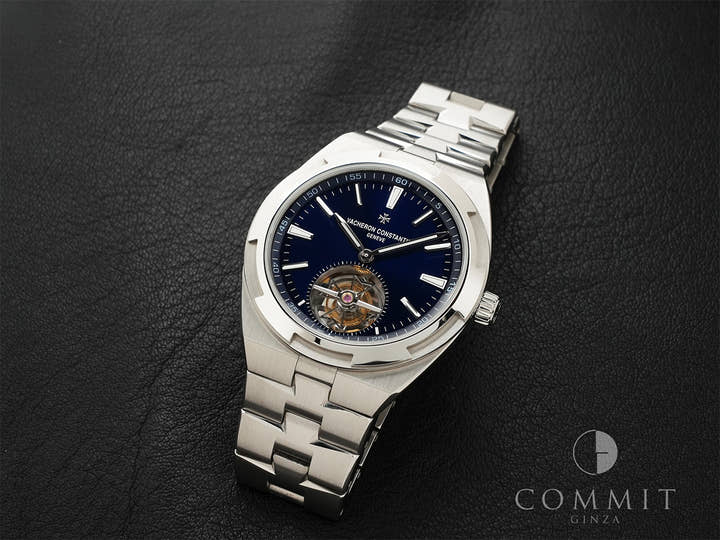 ヴァシュロンコンスタンタン オーヴァーシーズ トゥールビヨン Ref.6000V/110A-B544 ブルー文字盤 美品 8hvdznr5