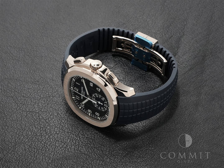 パテックフィリップ アクアノート クロノグラフ Ref.5968G-001 ホワイトゴールド ミッドナイトブルー文字盤