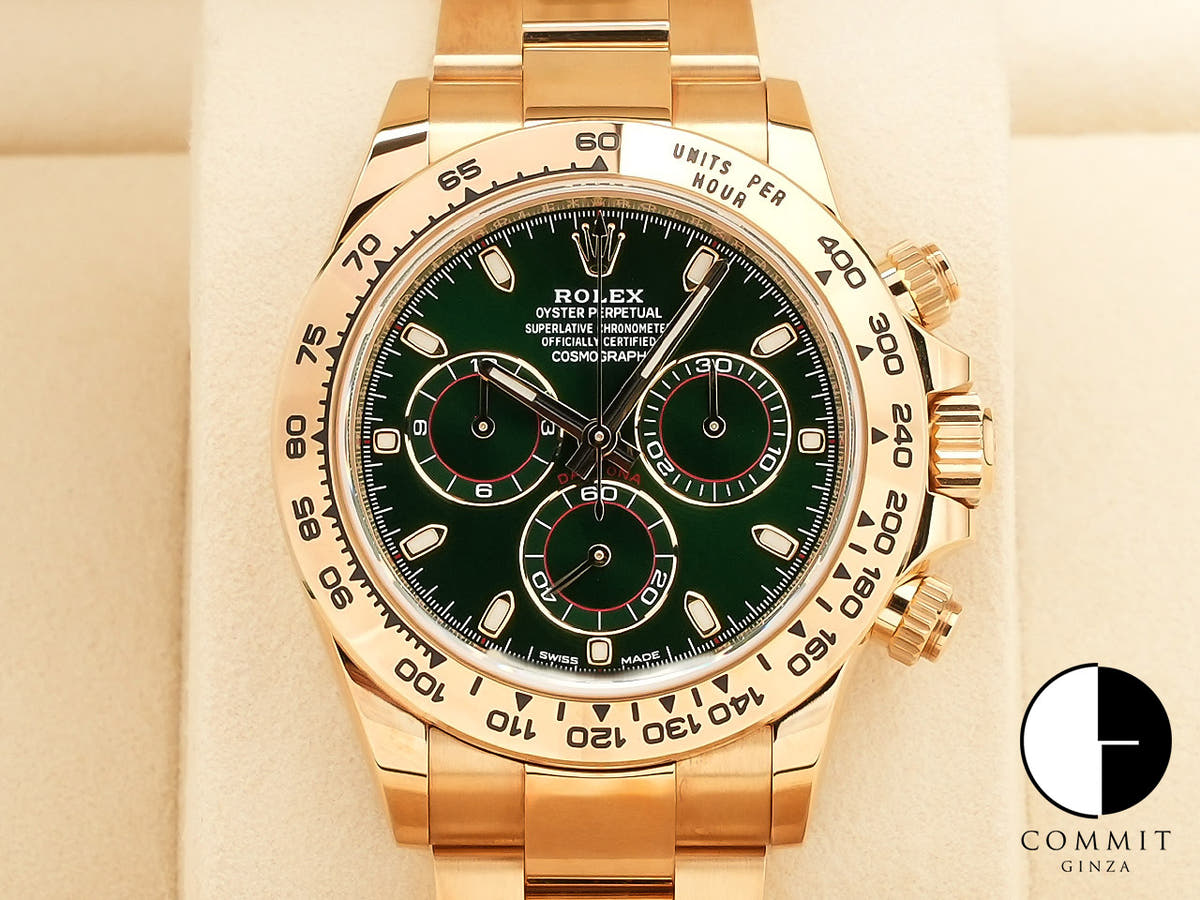 Rolex Daytona Ref. 116508 Yellow Gold Green Dial