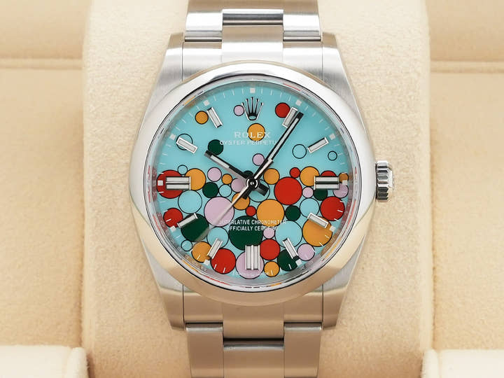ロレックス オイスターパーペチュアル36 Ref.126000 ステンレススチール セレブレーションモチーフ文字盤