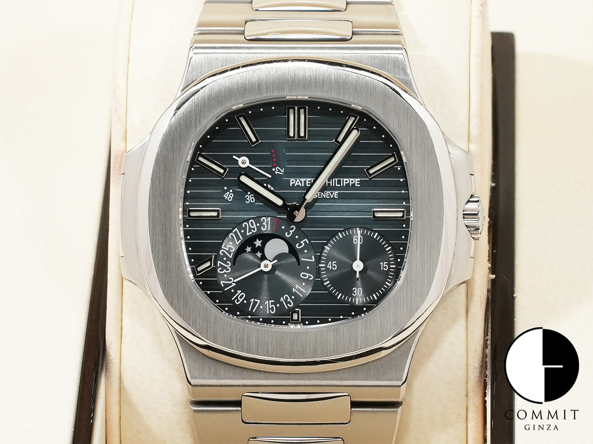 パテックフィリップ ノーチラス プチコンプリケーション Ref.5712/1A-001 ステンレススチール ブルー文字盤