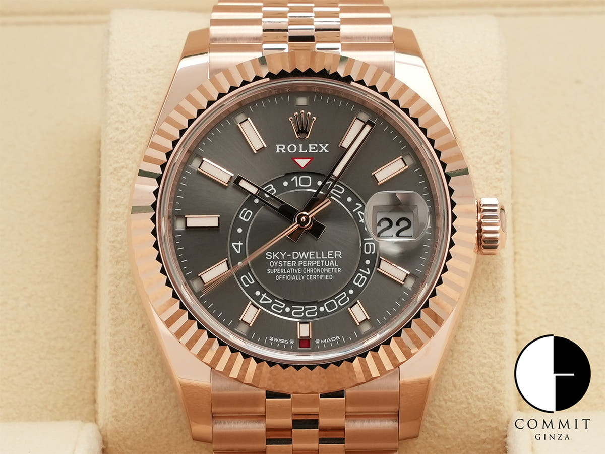 ロレックス スカイドゥエラー Ref.336935 エバーローズゴールド スレートグレー文字盤 ジュビリーブレスレット