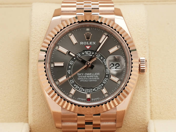 ロレックス スカイドゥエラー Ref.336935 エバーローズゴールド スレートグレー文字盤 ジュビリーブレスレット