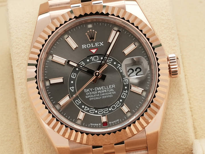 ロレックス スカイドゥエラー Ref.336935 エバーローズゴールド スレートグレー文字盤 ジュビリーブレスレット