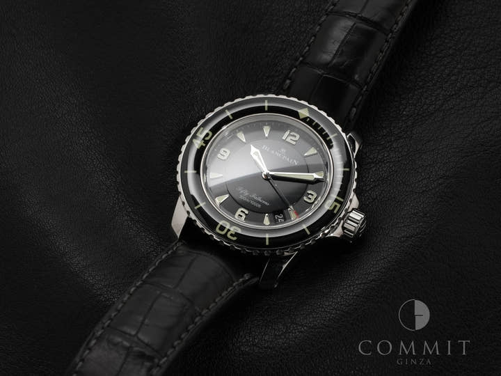 ブランパン フィフティ ファゾムス Ref.5015-1130-52A ブラック文字盤 中古 ZAY42Z4R