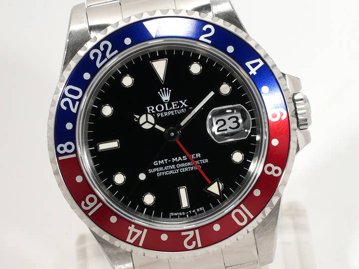 ロレックス GMTマスター Ref.16700 ステンレススチール ブラック文字盤 オイスターブレスレット