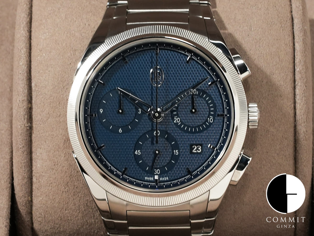 パルミジャーニフルリエ トンダ PF クロノグラフ Ref.PFC915-1020001-100182 ブルー文字盤 未使用 fwc79qrt