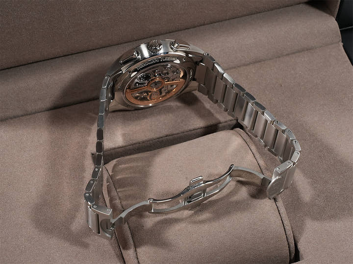 パルミジャーニフルリエ トンダ PF クロノグラフ Ref.PFC915-1020001-100182 ブルー文字盤 未使用 fwc79qrt