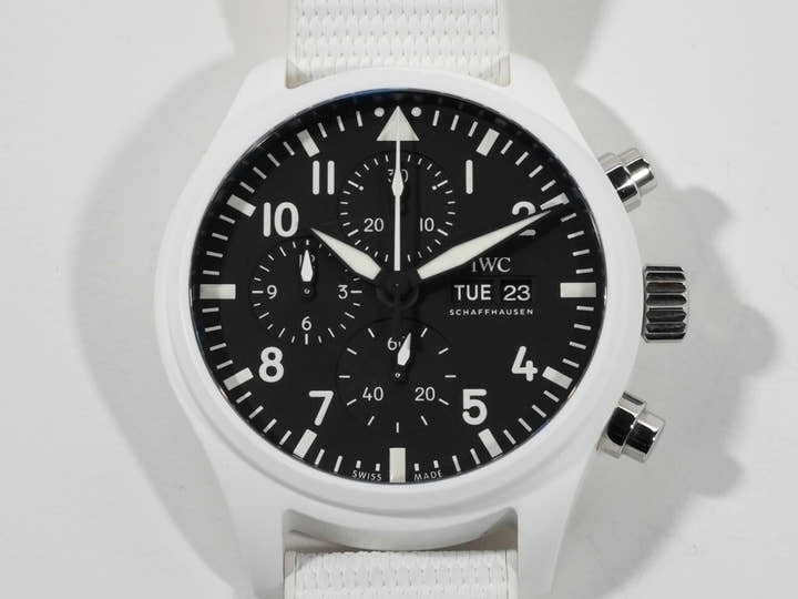 IWC Pilot's Watch Chronograph Top Gun Lake Tahoe Ref.IW389105 Black Dial Used 9cbw886p