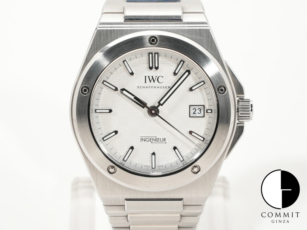 IWC インヂュニア オートマティック 40 Ref.IW328902 ホワイト文字盤 美品 4kcacxmo