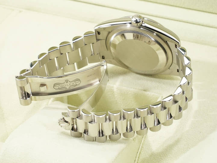 ロレックス デイデイト36 Ref.118206 プラチナ アイスブルー文字盤