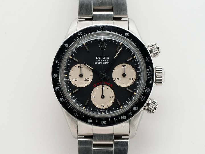 Rolex Daytona Ref. 6263 Stainless Steel Black Dial