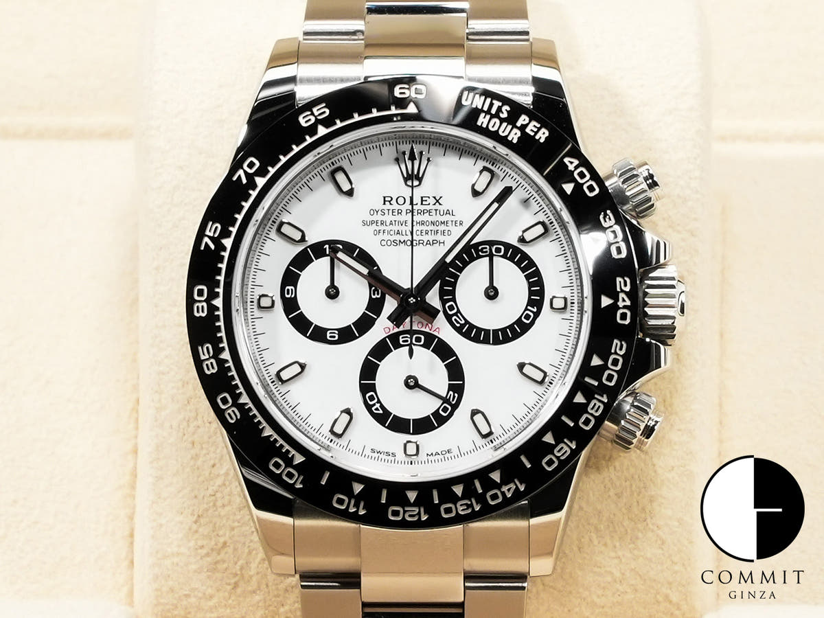ロレックス デイトナ Ref.116500LN ステンレススチール ホワイト文字盤