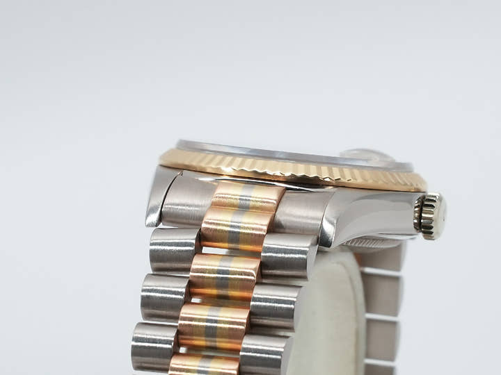 ロレックス デイデイト トリドール Ref.18239BIC ホワイトゴールド/ローズゴールド/イエローゴールド コッパー文字盤