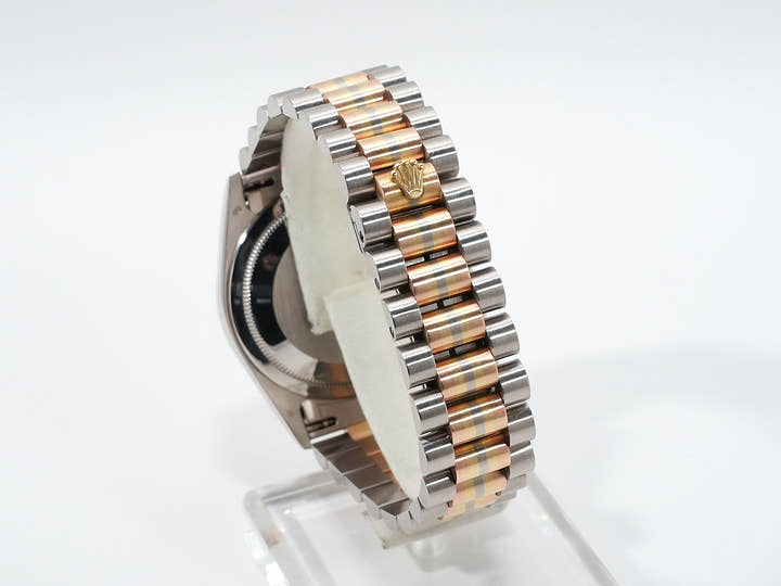 ロレックス デイデイト トリドール Ref.18239BIC ホワイトゴールド/ローズゴールド/イエローゴールド コッパー文字盤