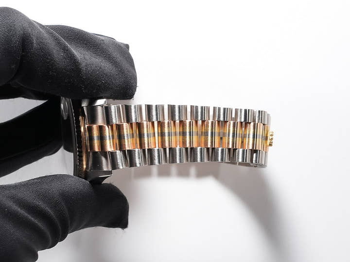 ロレックス デイデイト トリドール Ref.18239BIC ホワイトゴールド/ローズゴールド/イエローゴールド コッパー文字盤