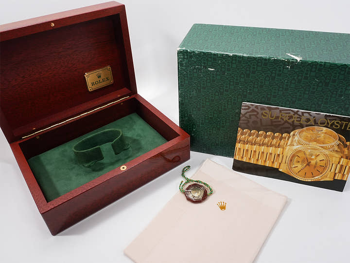 ロレックス デイデイト トリドール Ref.18239BIC ホワイトゴールド/ローズゴールド/イエローゴールド コッパー文字盤