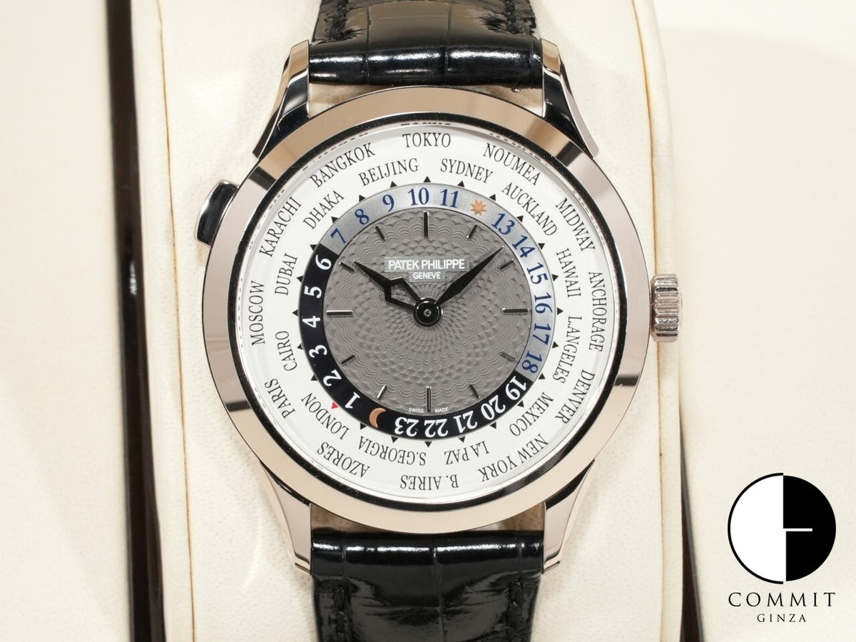 パテックフィリップ コンプリケーション ワールドタイム Ref.5230G-014 ホワイトゴールド グレー文字盤