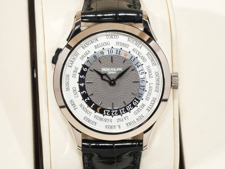 パテックフィリップ コンプリケーション ワールドタイム Ref.5230G-014 ホワイトゴールド グレー文字盤