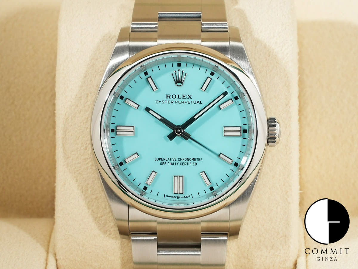 Rolex Oyster Perpetual 36 Ref. 126000 Stainless Steel Turquoise Dial