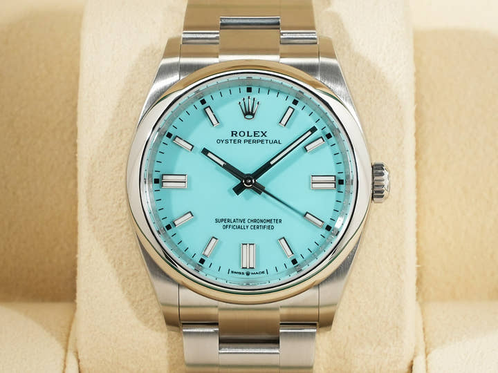 Rolex Oyster Perpetual 36 Ref. 126000 Stainless Steel Turquoise Dial