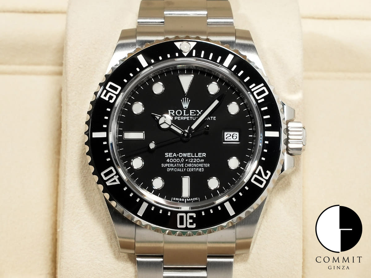 ロレックス シードゥエラー 4000 Ref.116600 ステンレススチール ブラック文字盤